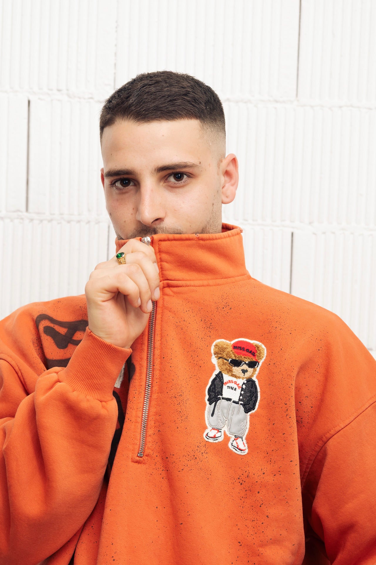A. Machine Noise Half Zip – Acid Bear