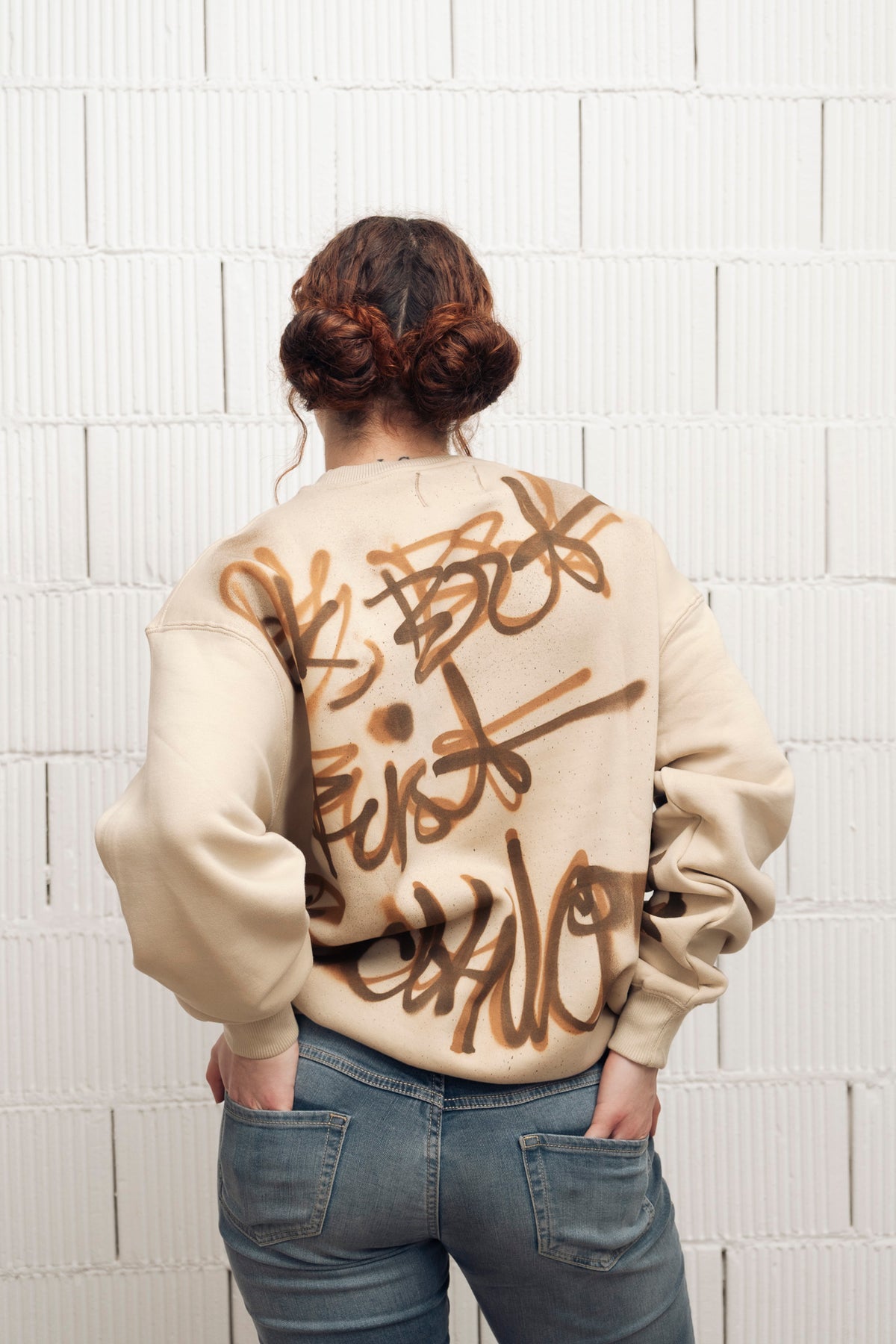 A. Sonido Máquina Sweatshirt – Naranja