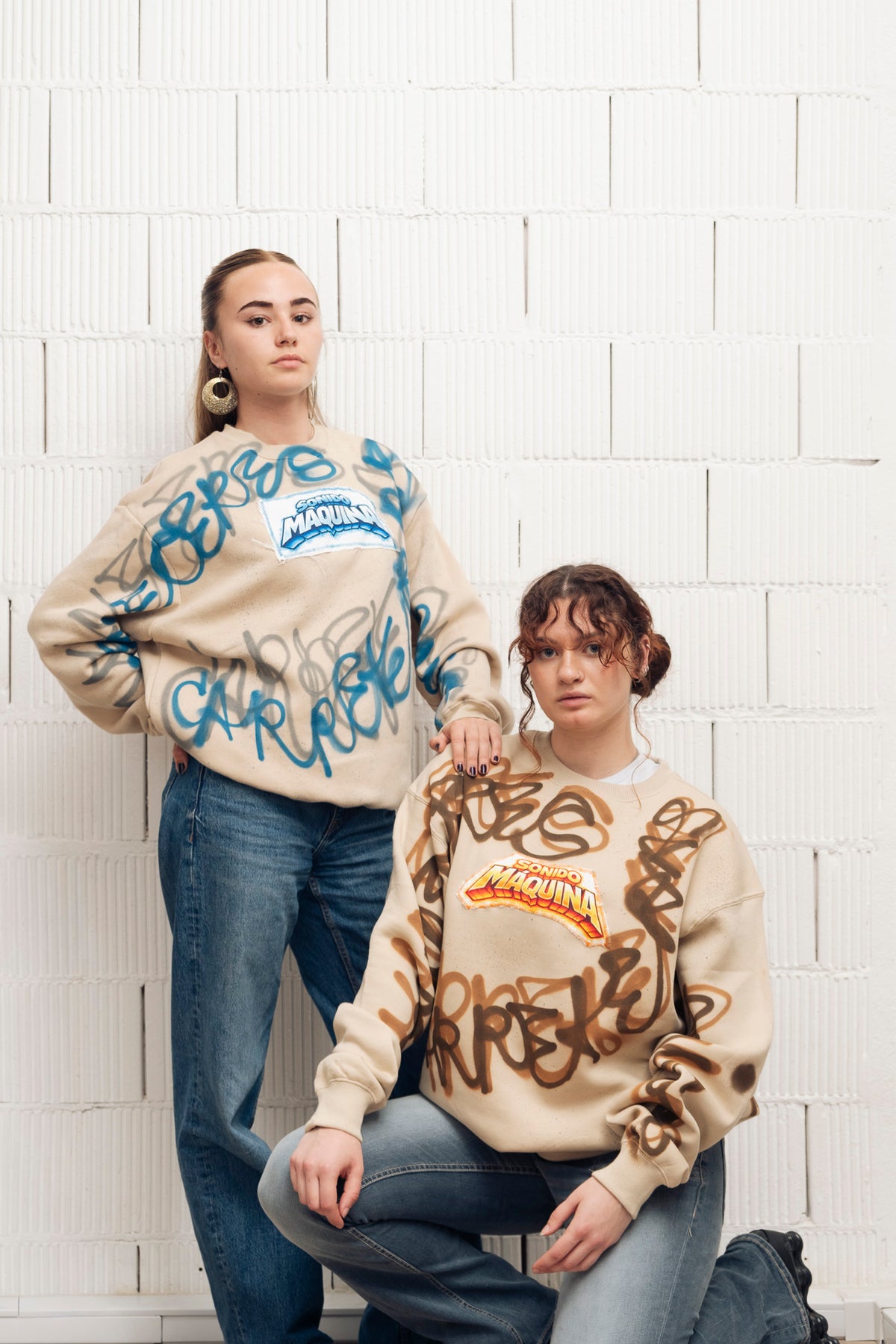 A. Sonido Máquina Sweatshirt – Naranja