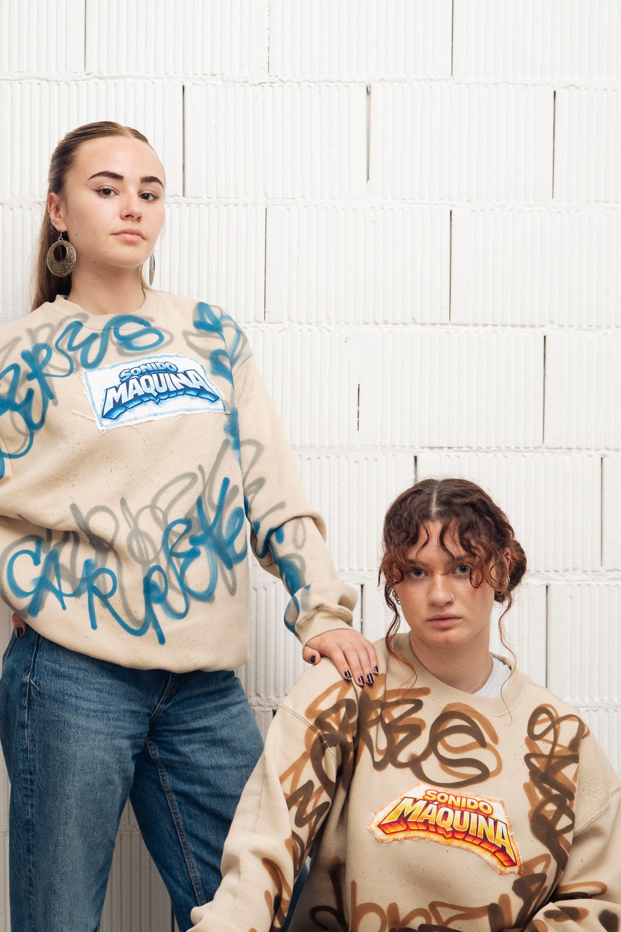A. Sonido Máquina Sweatshirt – Azul