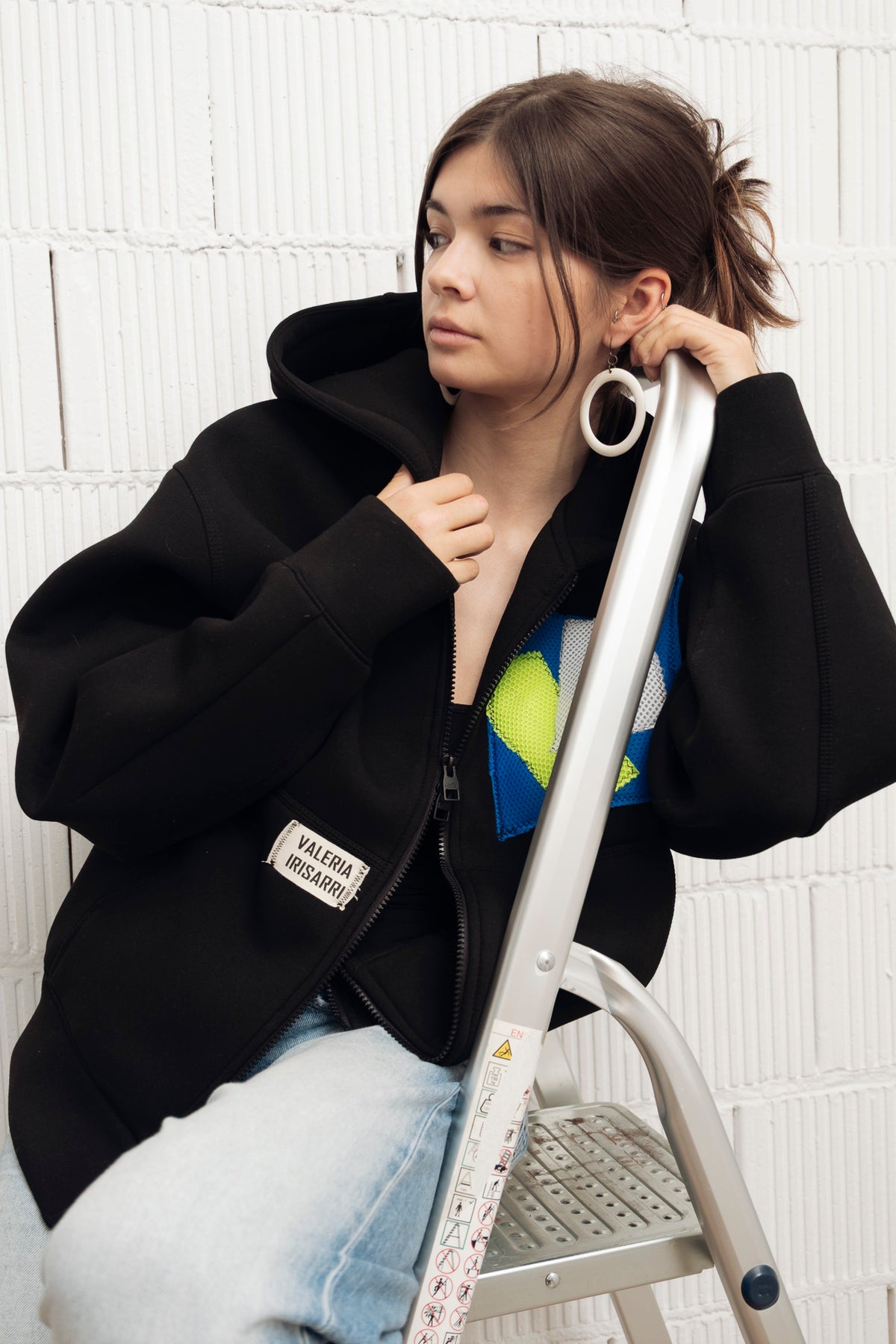 A. Sudadera NeoBlack Tiles 90