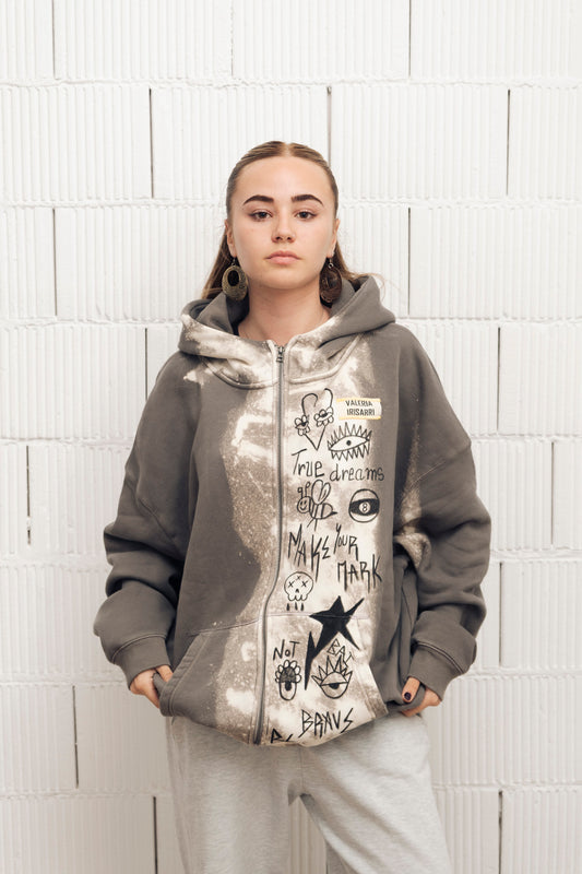 A. Machine Noise Zip Hoodie – Dream Tags