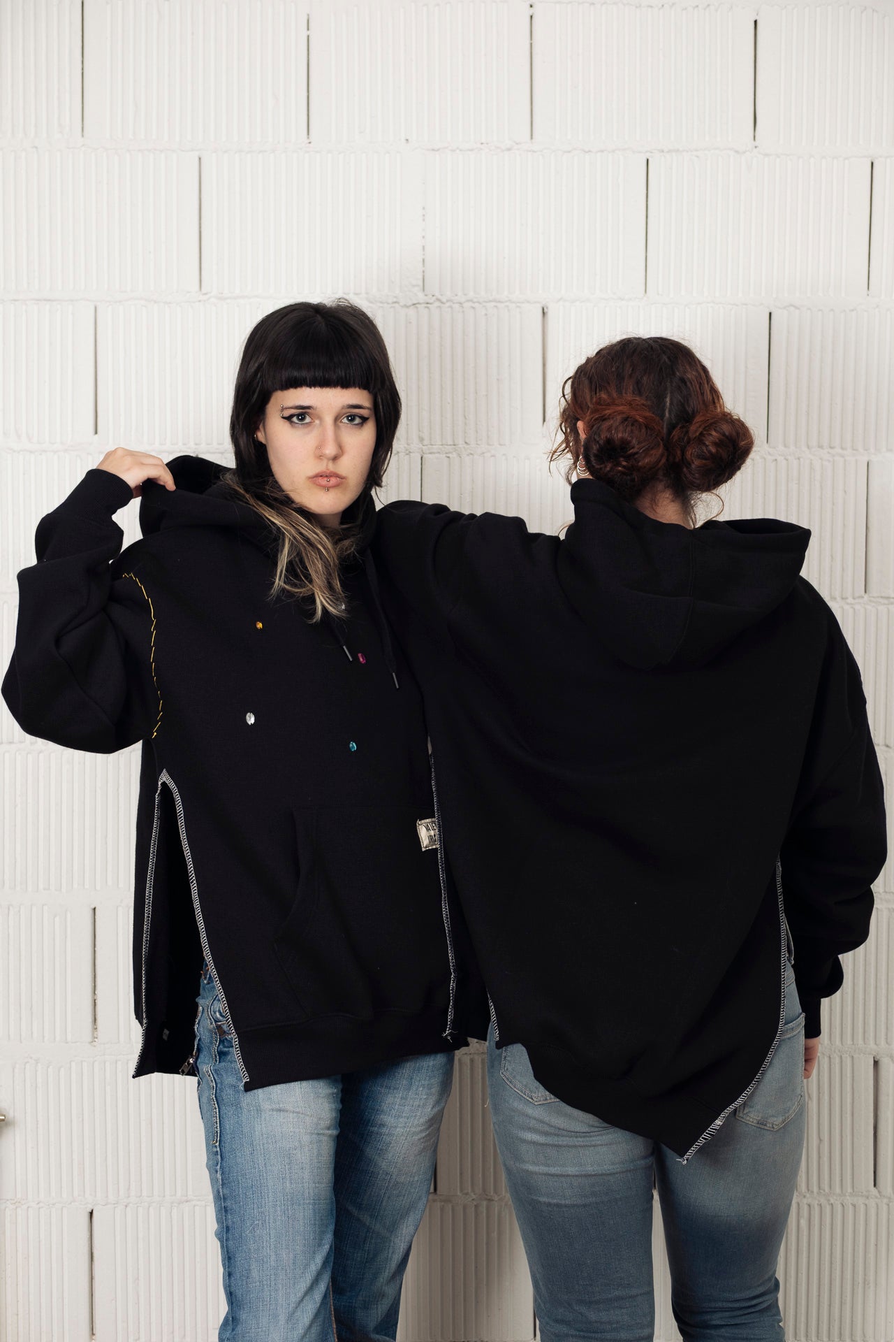 A. Machine Noise Hoodie – Disco Reflect