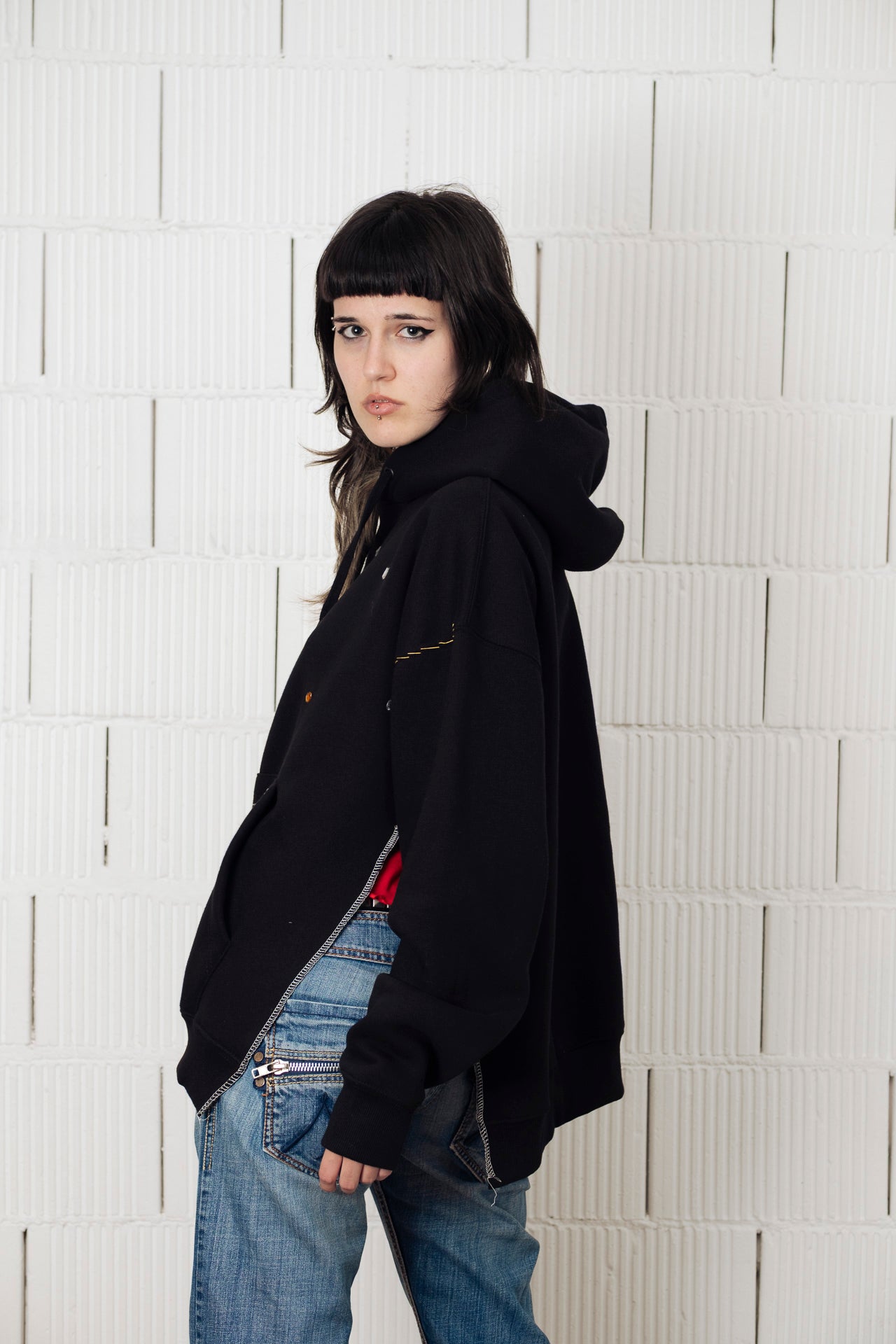 A. Machine Noise Hoodie – Disco Reflect
